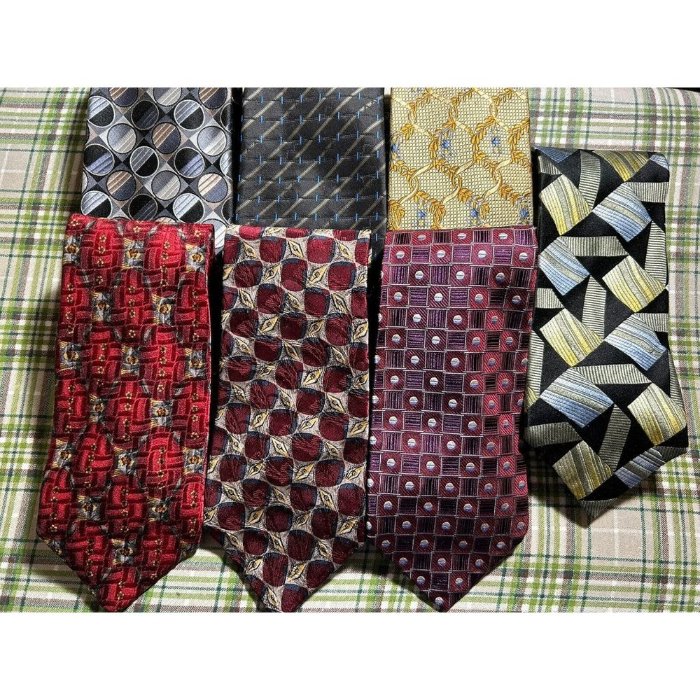 Y2K Nordstrom Men’s Silk Tie Lot Of 7